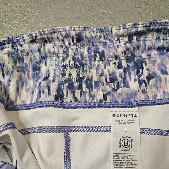 Athleta Patterned Ultimate Stash Pocket 7" Short szL - Picture 4 of 6
